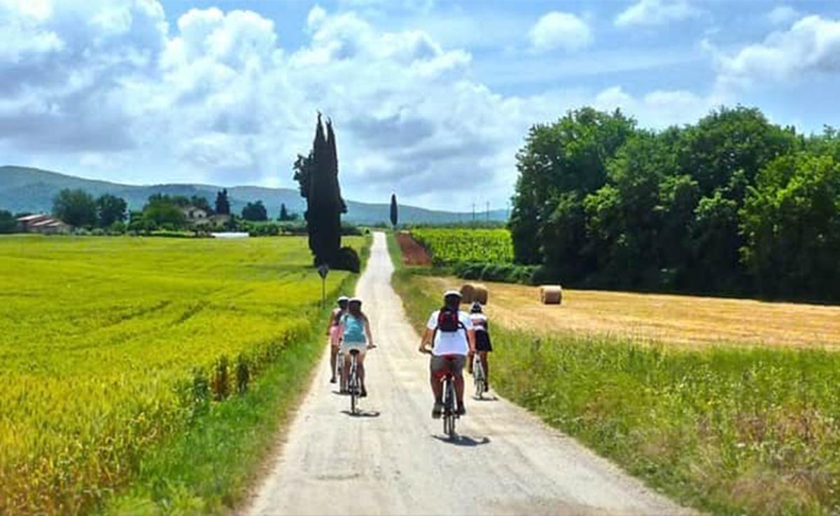 Tuscany in Italy has some of the best cycle routes.