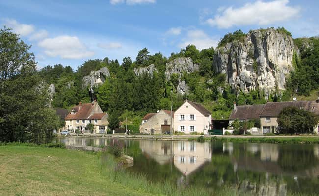 Burgundy countryside, Burgundy wine region