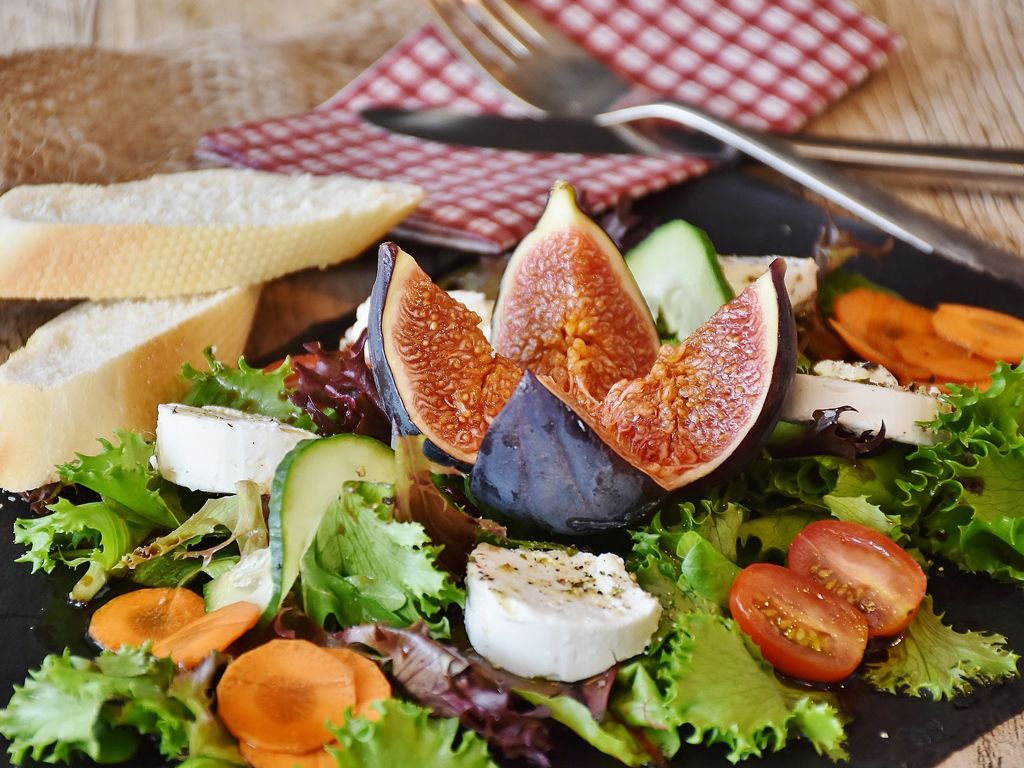 French fig salad