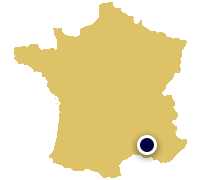 Indulgence | Côtes du Rhône Vineyards | Self Guided - Country Map